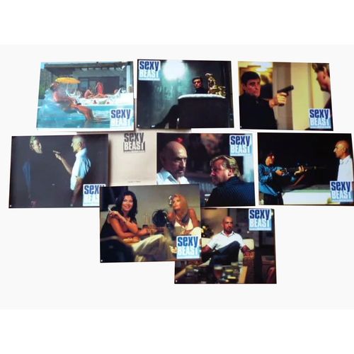 Sexy Beast: Jeu De 8 Photos D'exploitation Cinmatographique - Format 21x28 Cm - De Jonathan Glazer Avec Ray Winstone, Ben Kingsley, Ian Mcshane, Amanda Redman, James Fox, Julianne White - 2000