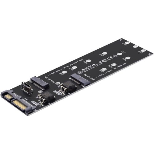 SFF-8612 8611 vers U.2 Kit M-Key vers NVME PCIe SSD et adaptateur NGFF vers SATA pour carte mre