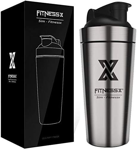 Shaker En Acier Inoxydable - 700 Ml - Pour Sport, Fitness, Yoga, Gym, Bouteille - 700 Ml