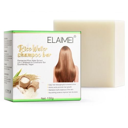 Shampooing Au Riz De Regina Pour La Croissance Des Cheveux, Ingrdients Naturels Dcroissants  La Main, Eau De Riz, Barre De Shampoing Pour La Croissance Des Cheveux, Droite, Boucle, Ondule, Livrai