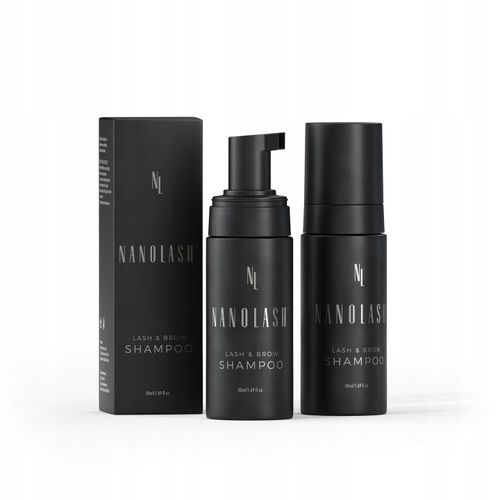 Shampooing Pour Les Cils Et Les Sourcils Nanolash 50 Ml - Mousse Lavante Cils Et Sourcils, Shampooing Extension De Cils