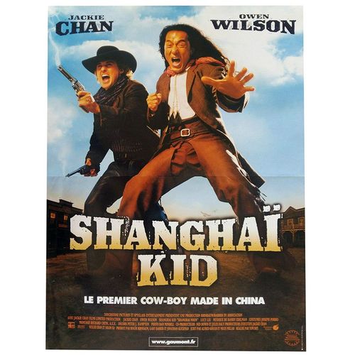 Shanghai Kid (Shanghai Noon) - Vritable Affiche De Cinma Plie - Format 40x60 Cm - De Tom Dey Avec Jackie Chan, Owen Wilson, Lucy Liu, Brandon Merrill, Roger Yuan, Xander Berkeley - 2000