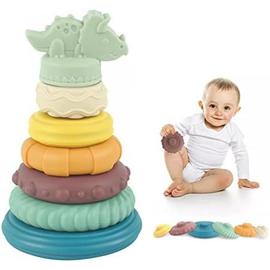 Jouets Montessori pour bébé, jouet sensoriel pour bébé pour enfants, jouet  de dentition en silicone pour