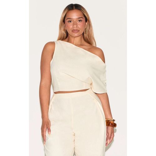 Shape Top Asymtrique En Effet Lin Crme  paule Dnude, Crme