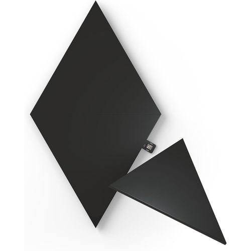 Shapes Ultra Black Triangle Pack D'Extension,3 Panneaux Lumineux Additionnels-AppliquesMurales IntrieurModulaires Connectes Led Rgbw Wi-Fi,Compatible Alexa,Pour Salon Ou Gaming