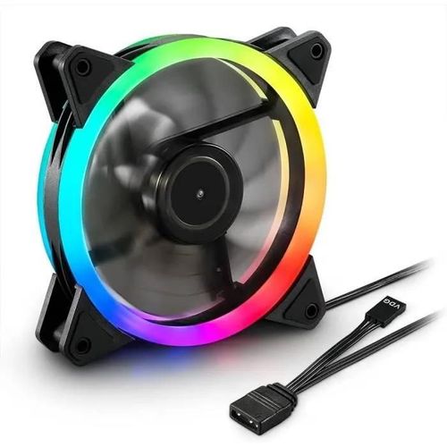 Sharkoon Ventola PC 120mm RGB PWM Silenziosa Nera - Raffreddamento Componenti