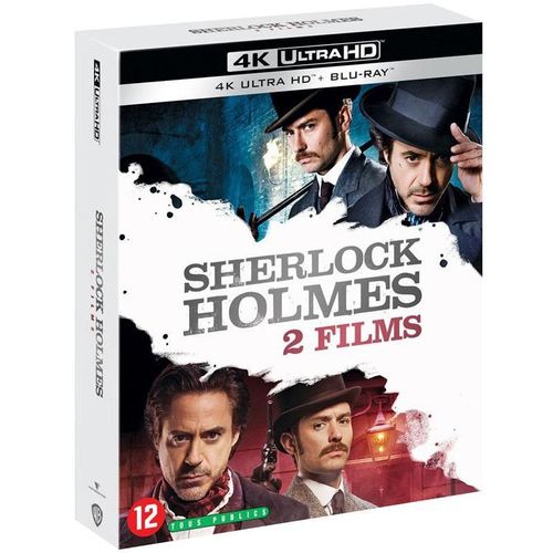 Sherlock Holmes + Sherlock Holmes 2 : Jeu D'ombres - 4k Ultra Hd + Blu-Ray