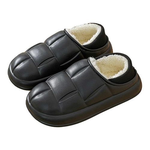 Shevales-Pantoufles  Semelle Optique En Fourrure Pour Femmes,Chaussures Chaudes En Coton Pour La Maison,Pantoufles En Peluche,Toboggans D'intrieur Non Alds,Mode Extrieure,Hiver
