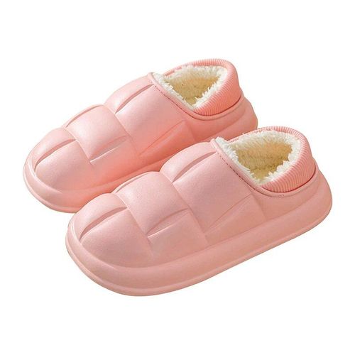 Shevales-Pantoufles  Semelle Optique En Fourrure Pour Femmes,Chaussures Chaudes En Coton Pour La Maison,Pantoufles En Peluche,Toboggans D'intrieur Non Alds,Mode Extrieure,Hiver