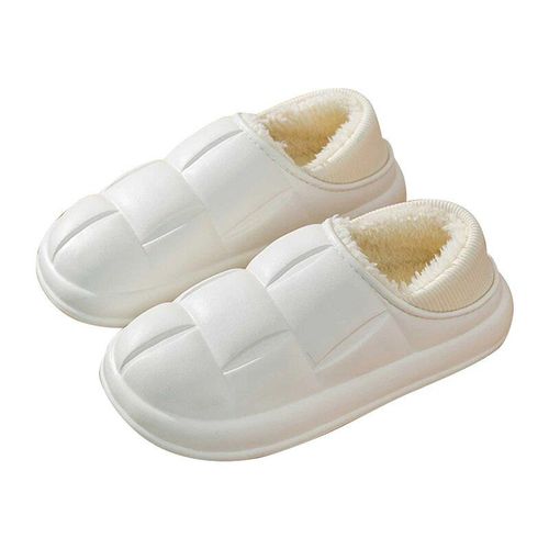 Shevales-Pantoufles  Semelle Optique En Fourrure Pour Femmes,Chaussures Chaudes En Coton Pour La Maison,Pantoufles En Peluche,Toboggans D'intrieur Non Alds,Mode Extrieure,Hiver