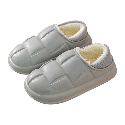 Shevales-Pantoufles  Semelle Optique En Fourrure Pour Femmes,Chaussures Chaudes En Coton Pour La Maison,Pantoufles En Peluche,Toboggans D'intrieur Non Alds,Mode Extrieure,Hiver