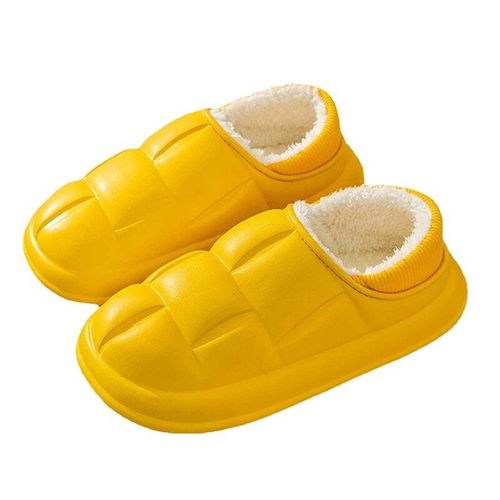 Shevales-Pantoufles  Semelle Optique En Fourrure Pour Femmes,Chaussures Chaudes En Coton Pour La Maison,Pantoufles En Peluche,Toboggans D'intrieur Non Alds,Mode Extrieure,Hiver