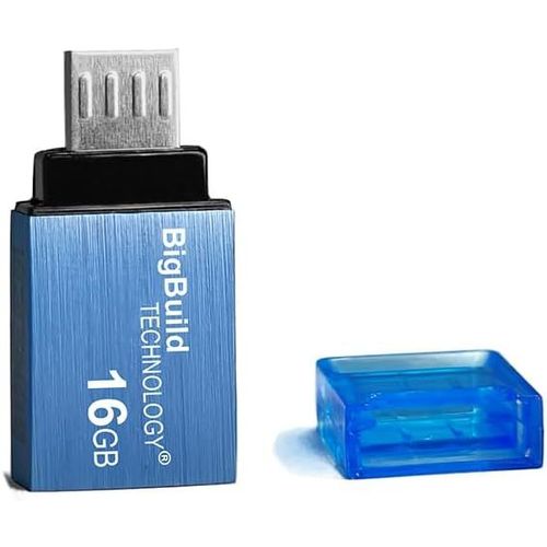 SHIBA-16GB Bleu Cl USB Micro B OTG Dual Drive Compatible avec Samsung Galaxy A2/A10, S4/S5/S6/S7, Note 4/5, J8/J7/J6/J5 Mobile[1434