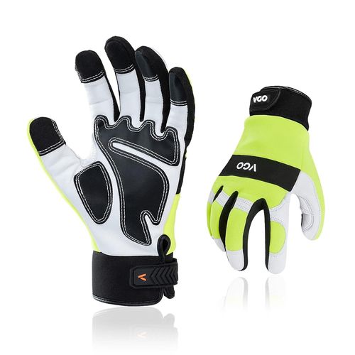 Shiba-1paire Gants De Travail Scurit Mcanicien, Gants Multi-Usages, Gants De Manutention, Gants De Taille Moyenne Ga9769[1058]