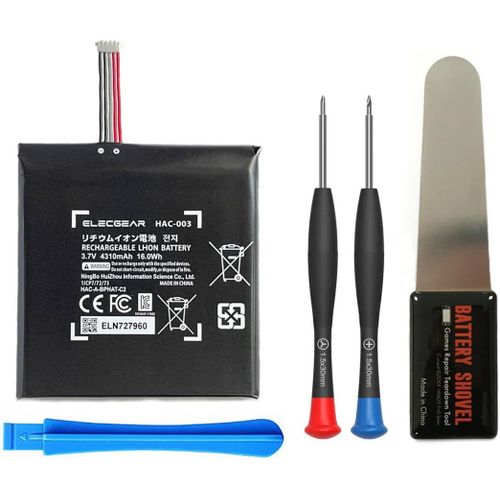Shiba-1x Batterie De Remplacement Pour Nintendo Switch Console, Hac-003 Batterie Li-Ion Interne Rechargeable Pour Switch Hac-001, [5