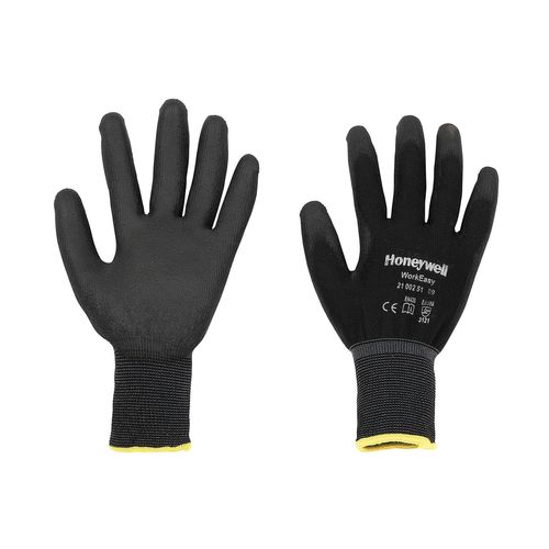 Shiba-2100251-07 Gants De Manutention Gnrale Workeasy Black Pu, Manipulation Fine En Milieu Sec, En 388 3121 - Taille 7 (Pack De[2