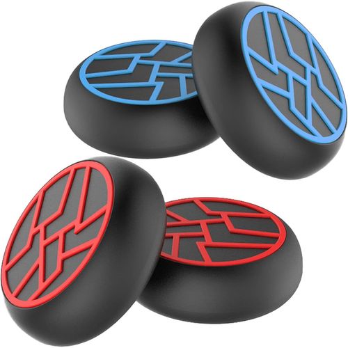 Shiba- 4 Bouchons De Thunder Accessoires Thumb Grip Ps4 Ps5 Accessoires Pour Manette Ps5 Manette Ps5 Stick Joystick Embout En Sil[349]