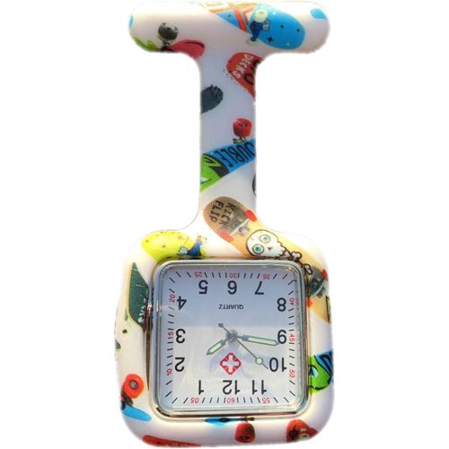 Shiba-Affaire Infirmire De Silicone Docteur Tunique Montre Broche[1505]