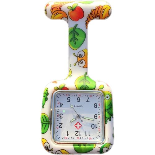 Shiba-Affaire Infirmire De Silicone Docteur Tunique Montre Broche[1508]