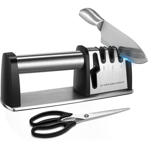 Shiba-Aiguiseur De Couteaux Professionnel 2024-Upgrade, 4 En 1 Couteaux Et Ciseaux Aiguiseur, Affteur De Couteaux, Aiguisage De C[3