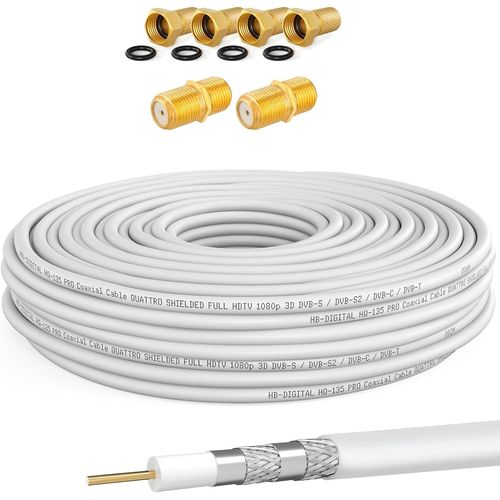 SHIBA-Cble coaxial HQ-135 - 10 m