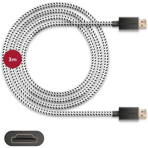 SHIBA-Cble HDMI 2.1 ultra haute vitesse 3 m  8 K @ 60 Hz, 48 G, en qualit maximale dans la meilleure rsolution pour le streami[7