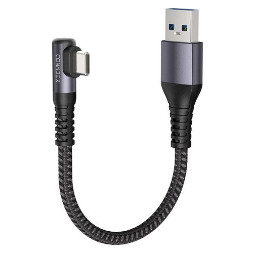 SHIBA-Cble USB vers USB C coud court USB3.1 Gen2 20 cm 10 Gbit/s Cble de donnes type C Android Auto 3.1 A QC3.0 A vers C Charg[8