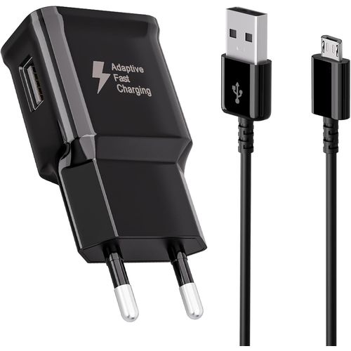 Shiba-Chargeur Avec Cble De Charge Pour Samsung Galaxy S7, S7 Edge, S6, S6 Edge, S5, S4, S3, A03, Tab A (2016), Tab E, Tab S, Ave[3