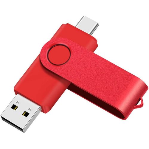 SHIBA-Cl USB C 16 Go 1 pice, OTG USB C Pen Drive, USB 2.0 et USB C Flash Drive, Cl USB Type C Mmoire Stick pour USB A + USB C [5