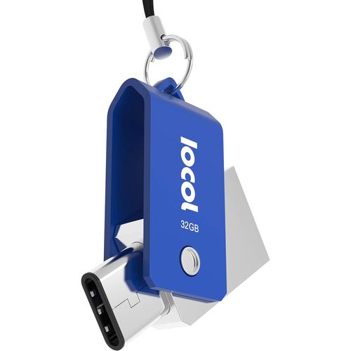 SHIBA-Cl USB-C 32 GO Duo - 2 in 1 < Type C et USB-A 3.0 > Etanche & Rapide