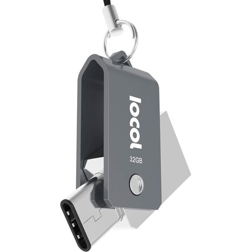 SHIBA-Cl USB-C 32 GO Duo - 2 in 1 < Type C et USB-A 3.0 > Etanche & Rapide