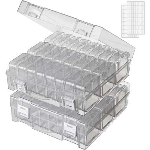 Shiba-Conteneurs De Stockage De Peinture Au Diamant  24 Emplacements, Rangement Diamond Painting, Botes De Stockage De Peinture [3
