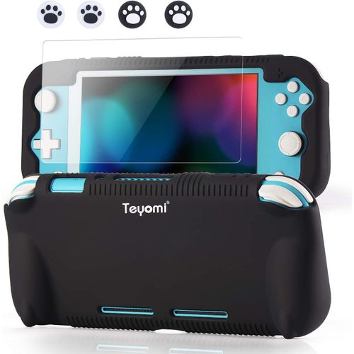 Shiba-Coque Pour Nintendo Switch Lite, tui Nintendo Switch Lite Avec Protection cran Verre Tremp Avec 4 Poignes Couvre Pouce A[1