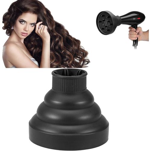 Shiba-Diffuseur Cheveux Pliable,Diffuseur Cheveux Universel,Diffuseur Sche-Cheveux En Silicone,Diffuseur Seche Cheveux Silicone,D[1