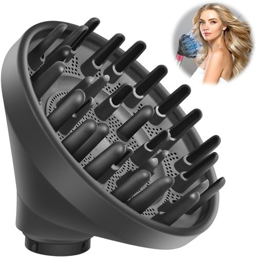 Shiba-Diffuseur Seche Cheveux, Diffuseur Pour Styler Hs01 Accessoire, Embout Seche Cheveux Boucle Avec Brosse Massage Cuir Chevelu[1