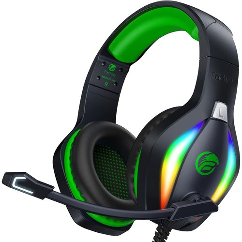 Shiba-Fc100 Casque Gaming Pour Pc, Ps4, Ps5, Xbox, Mac, Nintendo Switch, Casque Gamer Ps4 Avec Lumire Rvb, Casque Ps5 Avec Micro,[6
