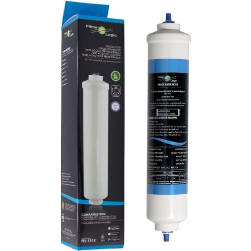 SHIBA-FilterLogic FFL-191X | Filtre  eau externe compatible avec Samsung, LG avec DA29-10105J, HAFEX/EXP, HAFEX, 5231JA2010B, FSS[4