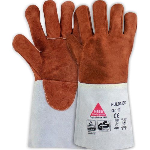 Shiba-Fulda - Gants De Soudure Iso Avec Isolation Complte De La Main, Fendu De Vachette Coutures En Kevlar Tv Gs - Taille : 8[2094