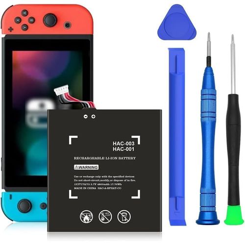 Shiba-Hac-003 Batterie Li-Ion 4800 Mah Pour Nintendo Switch 2017 Game Console Hac-001, Hac-003, Hac-A-Bphat-C0 Hac-S-Jp Batterie I[5