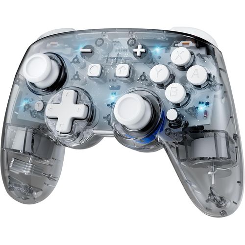 Shiba-Hall Effect Manette Switch Sans Fil Compatible Avec Oled/Lite, Rgb Manette Switch Pro Sans Fil, Pc Handheld Gamepad Avec 7 C[1