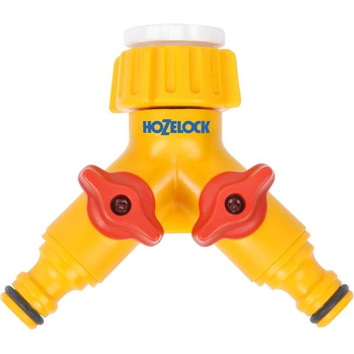 Shiba-Hozelock - Slecteur De Circuit D'arrosage 2 Voies Pour Robinet: Pour Crer 2 Circuits Sur 1 Robinet, Vanne De Dbit Indpen[1