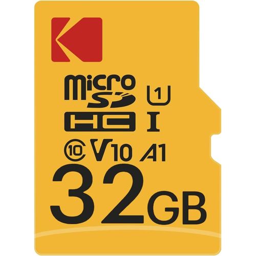 SHIBA-Kodak - Carte Micro SD 32 Go UHS-I U1 V10 A1 microSDHC/XC