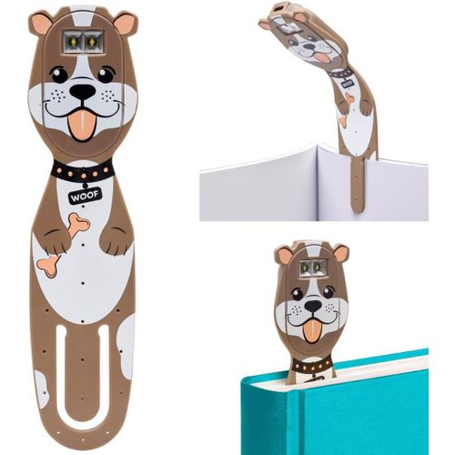 Shiba-Lampe De Lecture Rechargeable Flexilight | Lampe Et Marque-Page 2 En 1 | Lampe Led  Clip | Torche De Lecture Adultes Et Enf[5