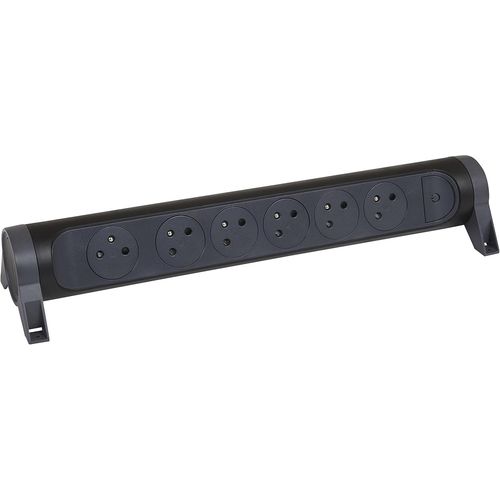 Shiba-Legrand - Multiprise Rotative Avec Interrupteur  Voyant Led - 6 Prises Surface Avec Terre - Livre Sans Cordon/Sans Fiche -[2