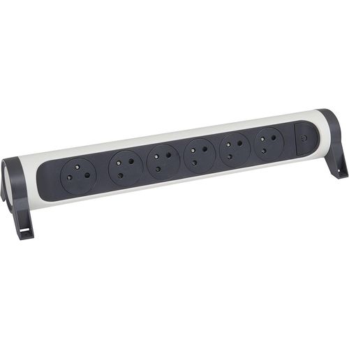 Shiba-Legrand - Multiprise Rotative Avec Interrupteur  Voyant Led - 6 Prises Surface Avec Terre - Livre Sans Cordon/Sans Fiche -[5