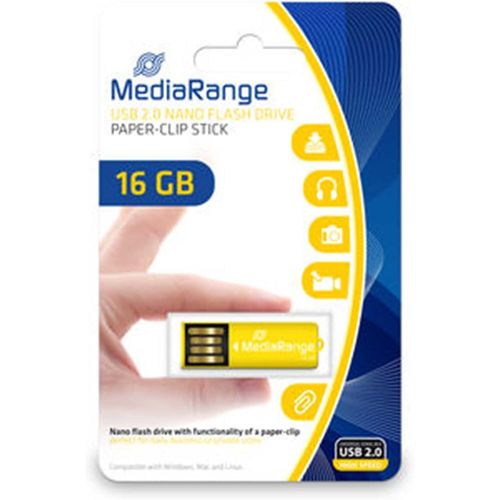 SHIBA-Mediarange MR976 Cl USB 16 Go Jaune[1605]