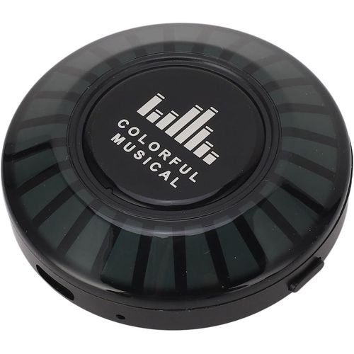 Shiba-Mini Haut-Parleurd'ambiance Led Rvb, Haut-Parleur De Rythme Musical  Conduction Osseuse Avec Micro Rvb, Son Stro De Basse[4
