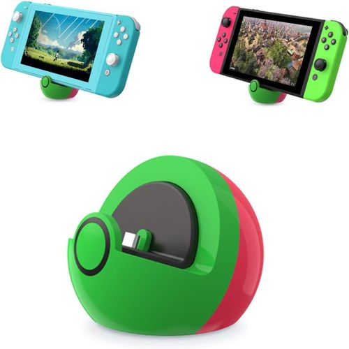 Shiba-Mini Support De Charge Pour Nintendo Switch/Switch Lite/Switch Oled, Station De Charge De Type C, Sans Projection, Mini Comp[9