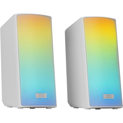 SHIBA-MSRGB2W, Haut-parleurs Bluetooth 5.3 15W, Processeur Sonore DSP, clairage RGB Dynamique, Panneau Avant Mesh Complet, Botie[1