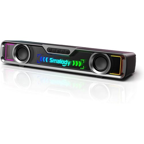 SHIBA-PC Speakers,Gaming with Cool LED Lights, USB Soundbar, Bluetooth,Multimedia Perfect for PC Games,Desktop,Computer, Laptop[201]